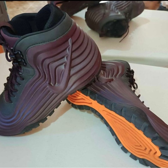 Nike ACG Lunardome 1 Sneakerboot 654867-669 Deep Burgundy Red Black Men 11 Size - Picture 4 of 5